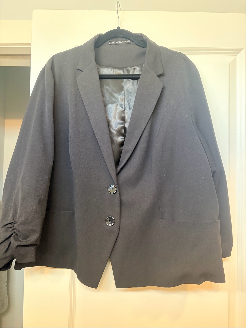 Maurices Black Classic Two-Button Blazer
